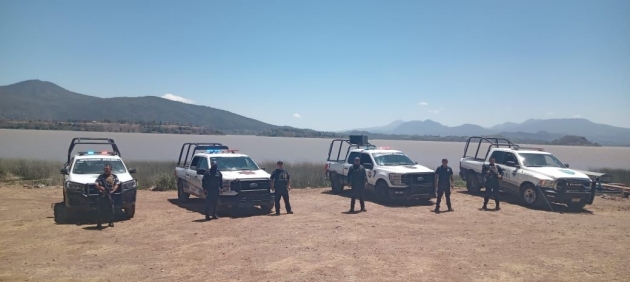 SSP refuerza operativo en lago de Pátzcuaro para evitar robo de agua 