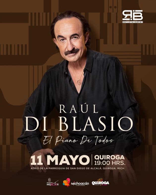 Raúl di Blasio llega a Quiroga en el marco del Día de las Madres 