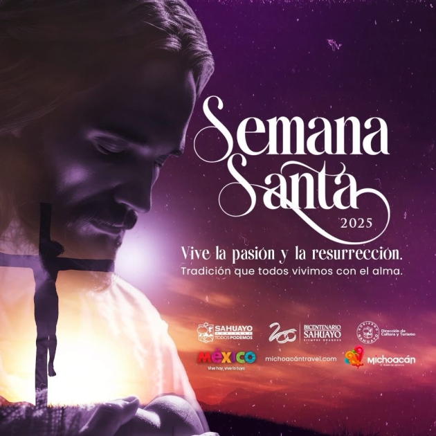 Sectur invita a vivir la pasión y fervor de Semana Santa en Sahuayo 