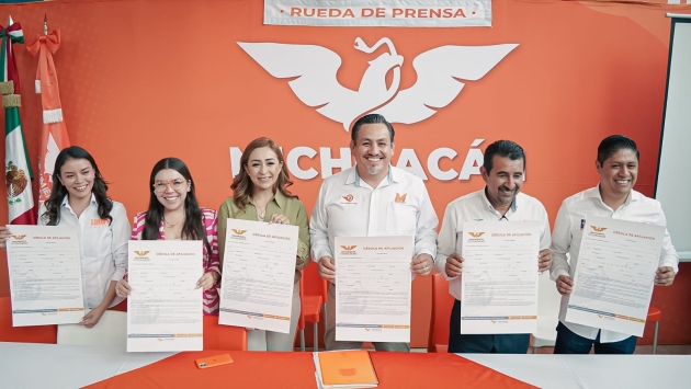 Movimiento Ciudadano anuncia campaña de afiliación en Michoacán 