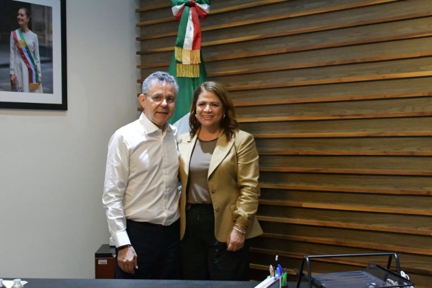 Se reúne Fabiola Alanís con Subsecretario de Gobernación para fortalecer cooperación con el Congreso Estatal 