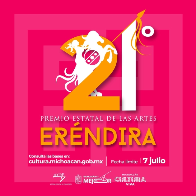 Michoacán honra a sus grandes creadores artísticos con Premio Eréndira 2025 