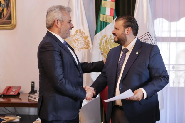 El Gobernador Alfredo Bedolla Ramírez Bedolla nombra a  Raúl Zepeda como nuevo secretario de Gobierno