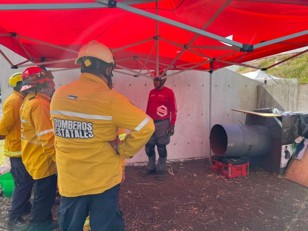 PC Estatal fortalece profesionalización de bomberos de Michoacán 