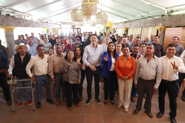 Alfonso Martínez se reúne con líderes sociales y del campo en Maravatío 