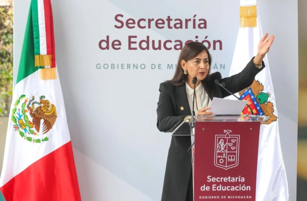 Arranca en Michoacán el ciclo escolar 2025-2026 con un compromiso de paz: Gabriela Molina 