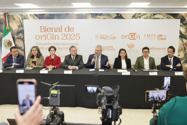 Ramírez Bedolla y Santiago Nieto anuncian encuentro internacional de indicaciones geográficas; fortalecerá economía nacional