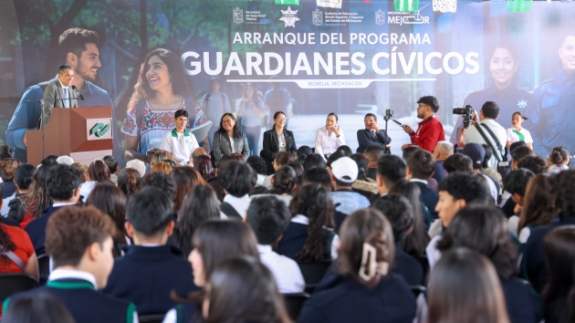 Inicia programa “Guardianes Cívicos” en preparatorias y universidades: SSP 