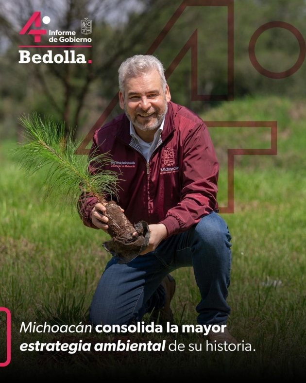 Michoacán, modelo mundial en políticas ambientales: Alfredo Ramírez Bedolla 