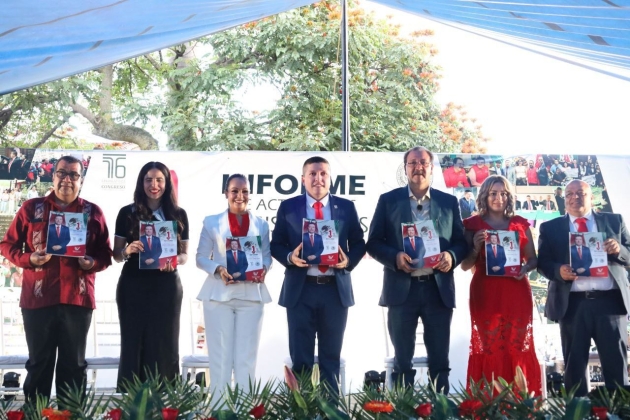 El Dip del PT Vicente Gómez Núñez rinde su primer informe de labores legislativas 