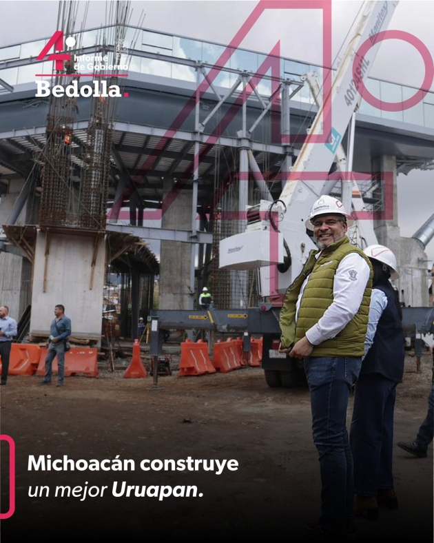 Uruapan, con la mayor inversión en infraestructura en los últimos 50 años: Ramírez Bedolla 
