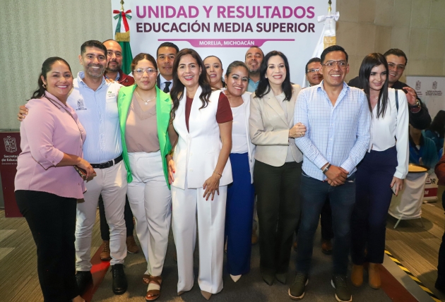 .La Secretaría de Educación en Michoacán impulsa la transformación humanista en educación media superior 
