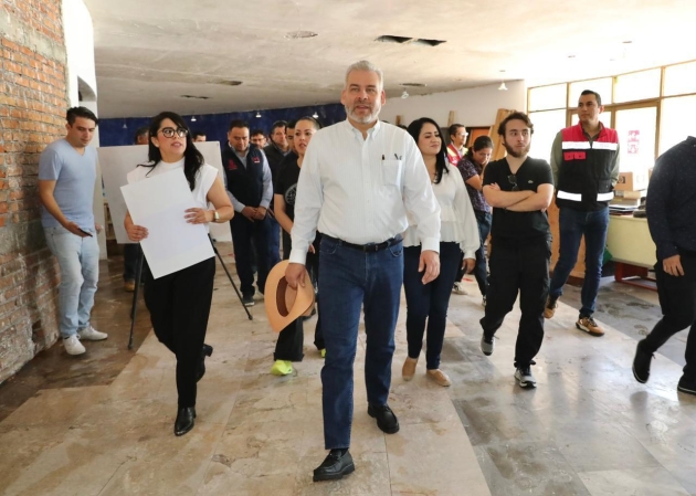 Supervisa Ramírez  Bedolla avances de la modernización del Planetario de Morelia