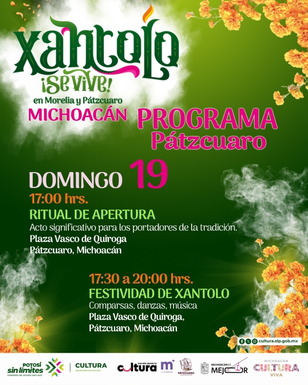 Michoacán se prepara para recibir la Tradición Huasteca del Xantolo  anuncia la SECUM  