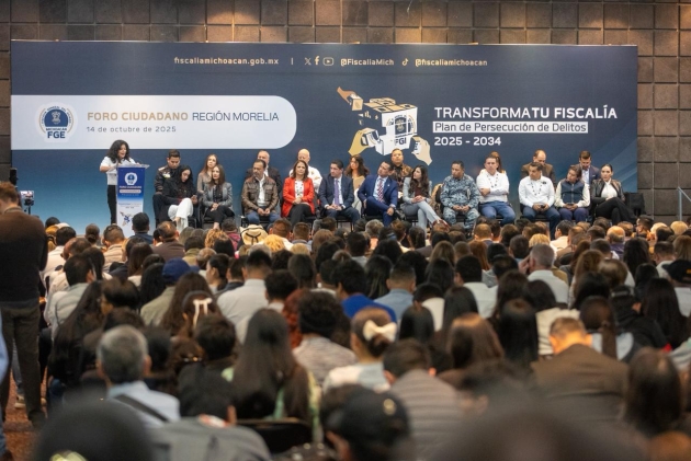 Participación ciudadana, clave para que la Nueva Ley Orgánica y el PPD transformen a la Fiscalía de Michoacán: CTP