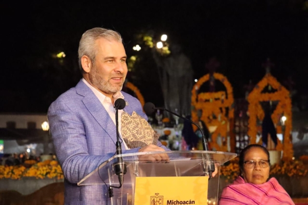 Michoacán llevará su alma a Madrid; panteón purépecha y altar monumental cautivarán España, anuncia Ramírez Bedolla 