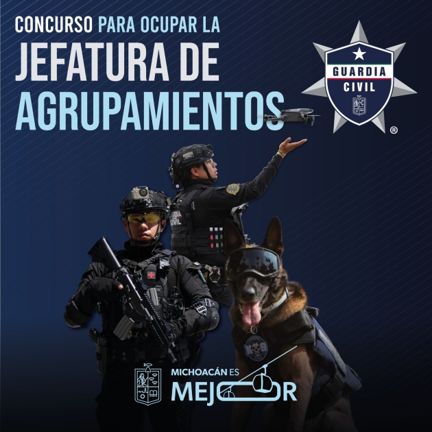 SSP abre convocatoria para concursar por puestos de mando policiales 