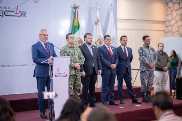 Plan Michoacán logra la cifra de homicidios más baja en 10 años: Ramírez Bedolla 