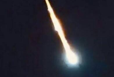 Observadores en México Registran el Descenso Vectorial  de un  Meteorito que impacta en Territorio Nacional