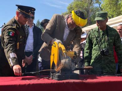 En año y medio, 3 veces más armas decomisadas que en todo el Gobierno anterior: Alcalde de Morelia Alfonso Martínez 