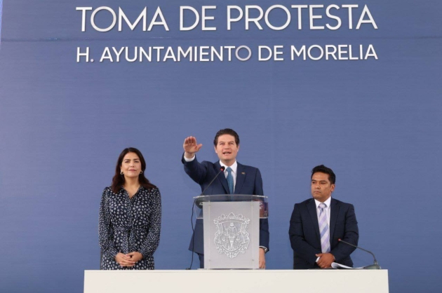 Alfonso Martínez, rinde protesta como Presidente Municipal de Morelia 2024-2027 