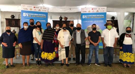 Comercializa IAM 400 piezas artesanales del LI Concurso Estatal de Artesanías en Pátzcuaro
