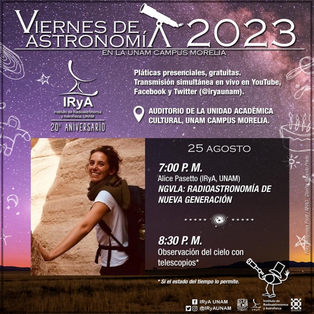 UNAM Morelia celebra 20 años de radioastronomía con pláticas y observación  con Telescopios 