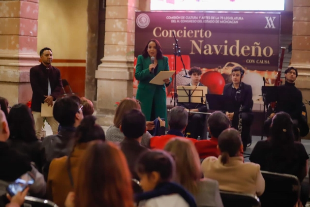 Ofrece 75 Legislatura concierto navideño con causa a favor de adultos mayores 