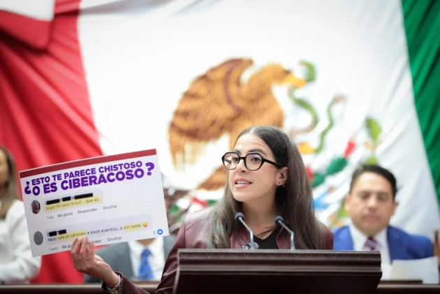 Tras aprobación de reforma, Giulianna Bugarini remarca que combatir el ciberacoso es una forma de construir paz