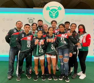 Pesistas ganan tres medallas en el Campeonato Mundial Sub-17 en Arabia Saudita 