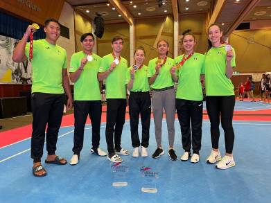 México se corona en el Abierto de Taekwondo en Republica  Dominicana 