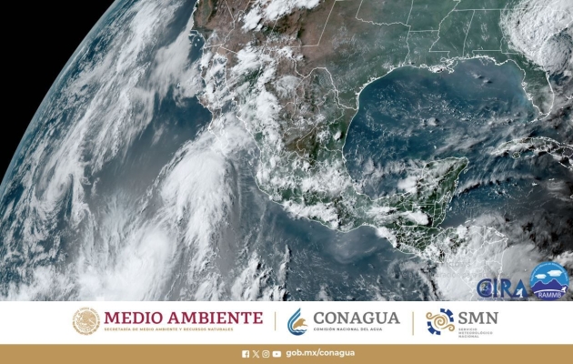 Se pronostican lluvias muy fuertes para nueve entidades del noroeste, norte, occidente, centro y sureste de México