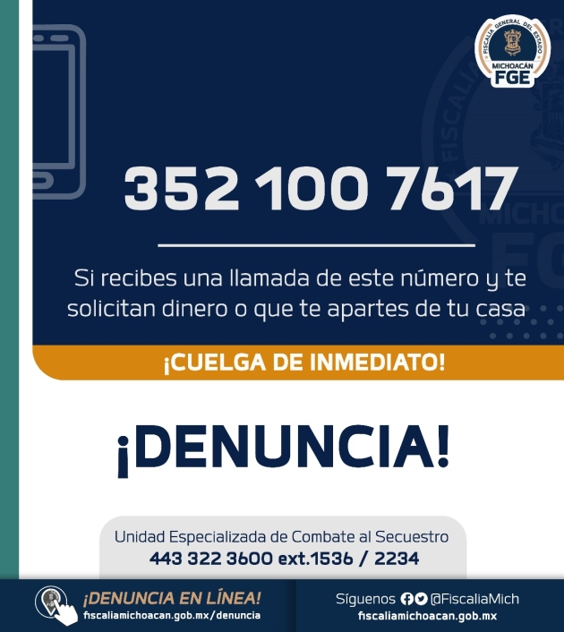 En Guanajuato, localiza Fiscalía General a adolescente víctima de secuestro virtual 