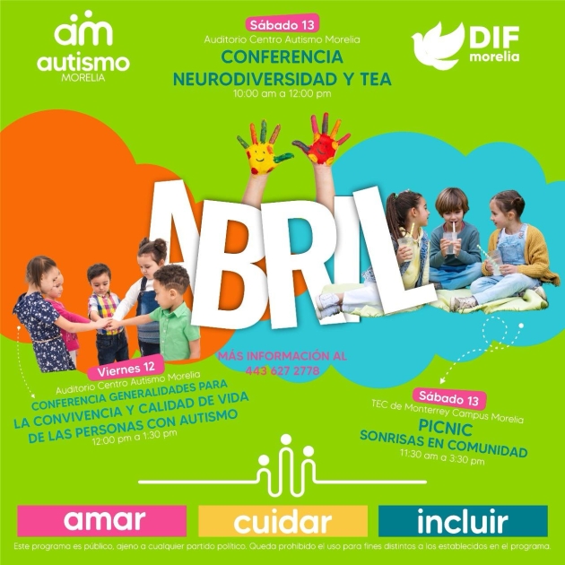 DIF Morelia invita a las actividades, Creando Comunidad - Morelia incluyente 