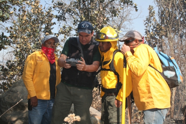 Uso de drones agilizará presentación de denuncias ante la FGE por incendios forestales 