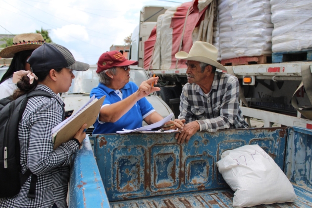 Entrega Sader más de 37 toneladas de minerales a productores de 4 municipios 