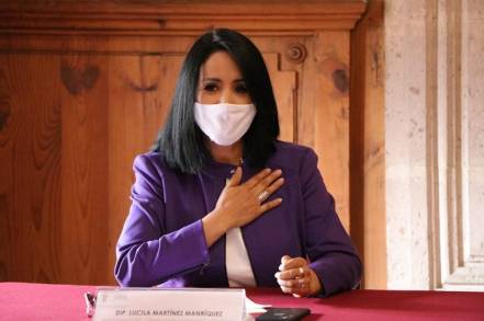 Reconoce Lucila Martínez acciones contra la violencia doméstica en Michoacán 