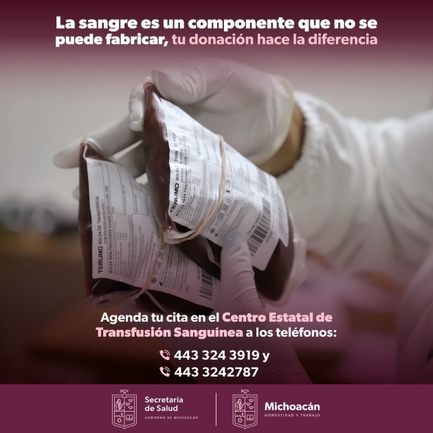 SSM cuenta con 13 centros para donación altruista de sangre 