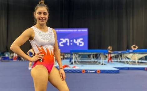 La Gimnasta  Dafne Navarro  regresa al Trampolín