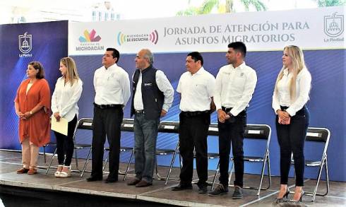 Atiende Jornada Integral de Servicios a más de 200 familias migrantes de La Piedad y Numarán 