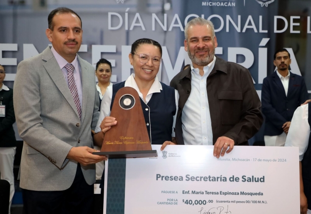 Destaca Ramirez Bedolla trabajo de 12 mil enfermeras en Michoacán 