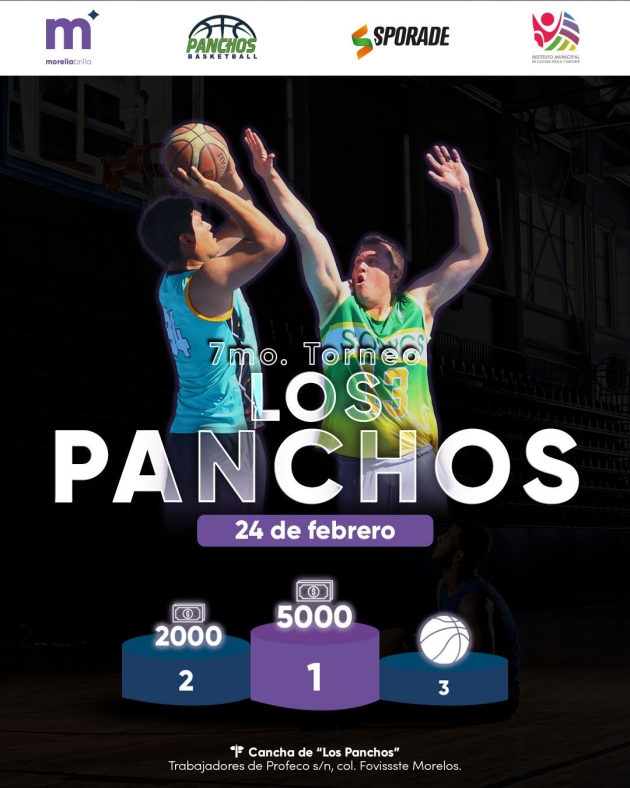 Arranca Torneo de Básquetbol Panchos