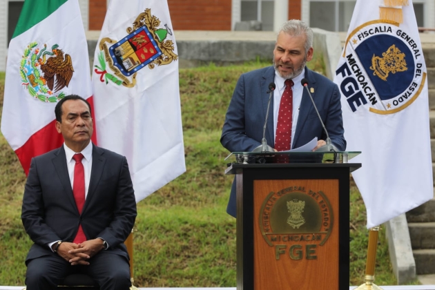 Complejo Sentimientos de la Nación de la FGE, un compromiso con la justicia: Ramirez Bedolla 