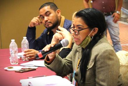  Diálogo por  la Iniciativa de Ley General de Prevención y Protección a Personas Defensoras de Derechos Humanos y Periodistas en Michoacán  con poca participación. 