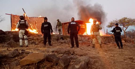 Tras agresión, SSP localiza y desmantela campamento ilícito en Zitácuaro 