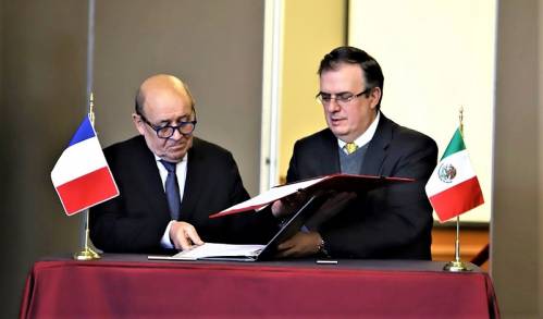 Francia y México Confirmaron la voluntad de ambos gobiernos de fortalecer la relación bilateral