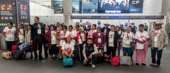 Se reencuentran 24 Palomas Mensajeras de Huiramba con sus familias, en Atlanta 