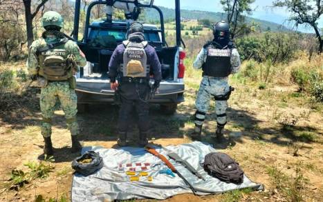Tras patrullajes, SSP localiza armas, municiones y sustancias tóxicas: en Hidalgo  