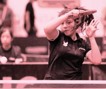 Ximena Figueroa, una estrella en ascenso en el tenis de mesa 
