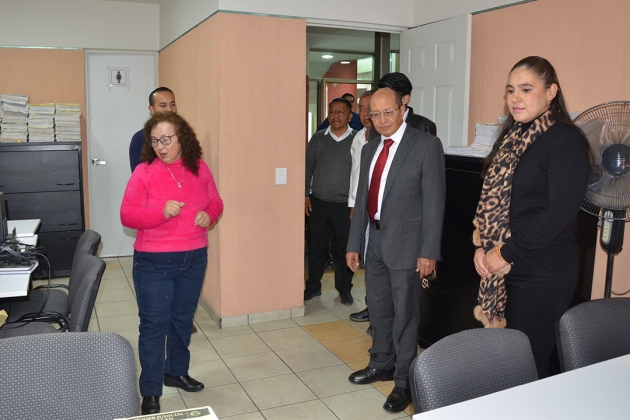 Supervisa Jorge Reséndiz García acciones de mejoramiento en las sedes de Zitácuaro 